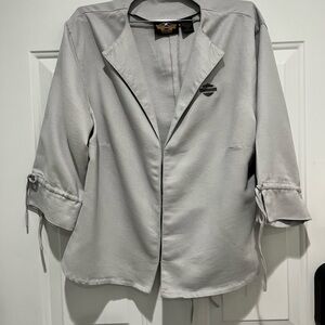 Harley-Davidson Light Gray Women's Blazer